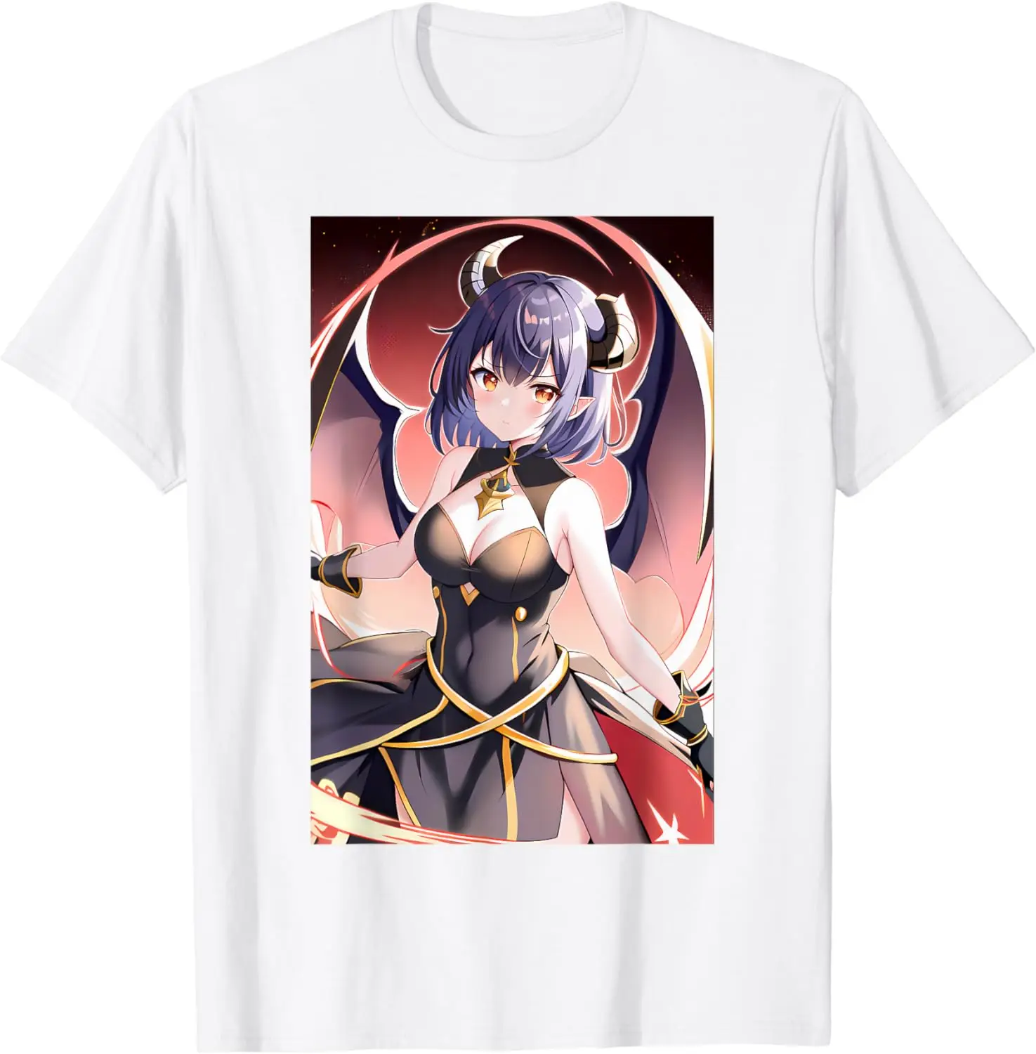 Cute Devil Girl Anime Aesthetic T-Shirt