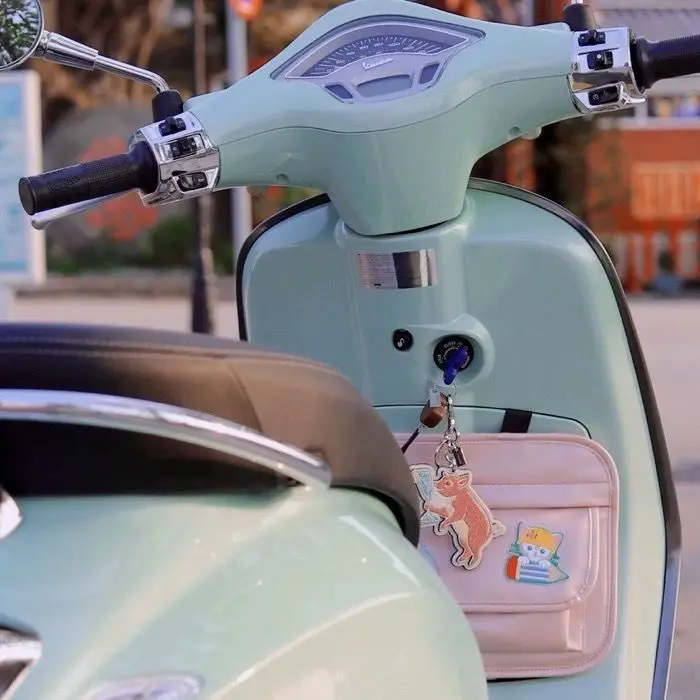 For Vespa Gts 300 GTV HPE LX LXV Sprint Primavera 50 125 250 300 GTS300 Scooter Bag Motorcycle PU Bag Storage Hanging Package
