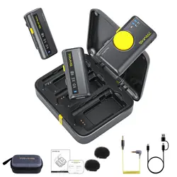 7Ryms iRay DW10 Mini Multi-functional Wireless Microphone with four color versions,pure sound quality for smartphones