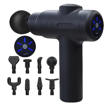 Fascia gun muscle massage gun deep tissue percussion massager for athletes, handheld body back muscle massage gun with 8 Massag