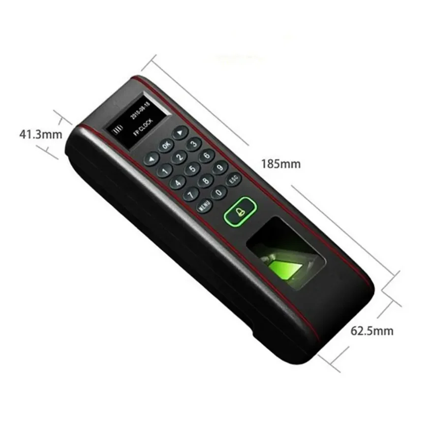 Zk Software TF1700 IP65 Waterproof Outdoor Door Lock Smart Biometric Fingerprint Time Attendance Access Control