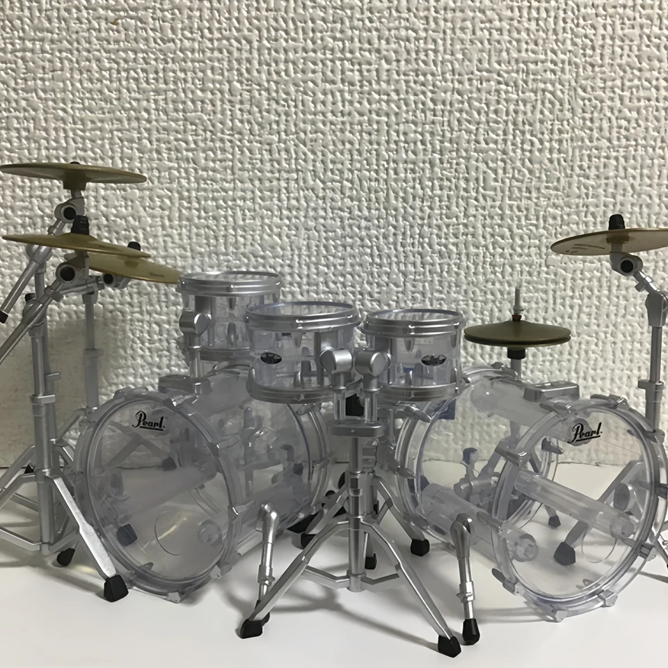 Bandai 2nd Edition Mini Pearl Drum Set Gashapon - Fashionable Band