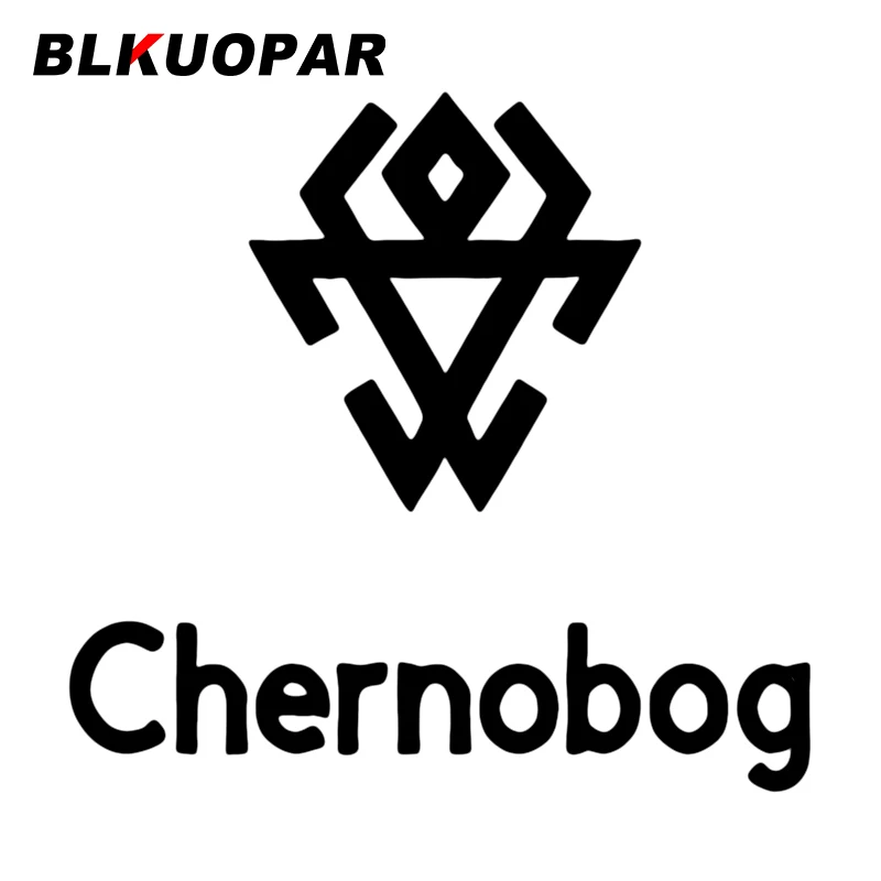 

BLKUOPAR Slavic Mythology Chernobog Logo Car Stickers Sign Decal Occlusion Scratch Die Cut Laptop Caravan Car Decoration