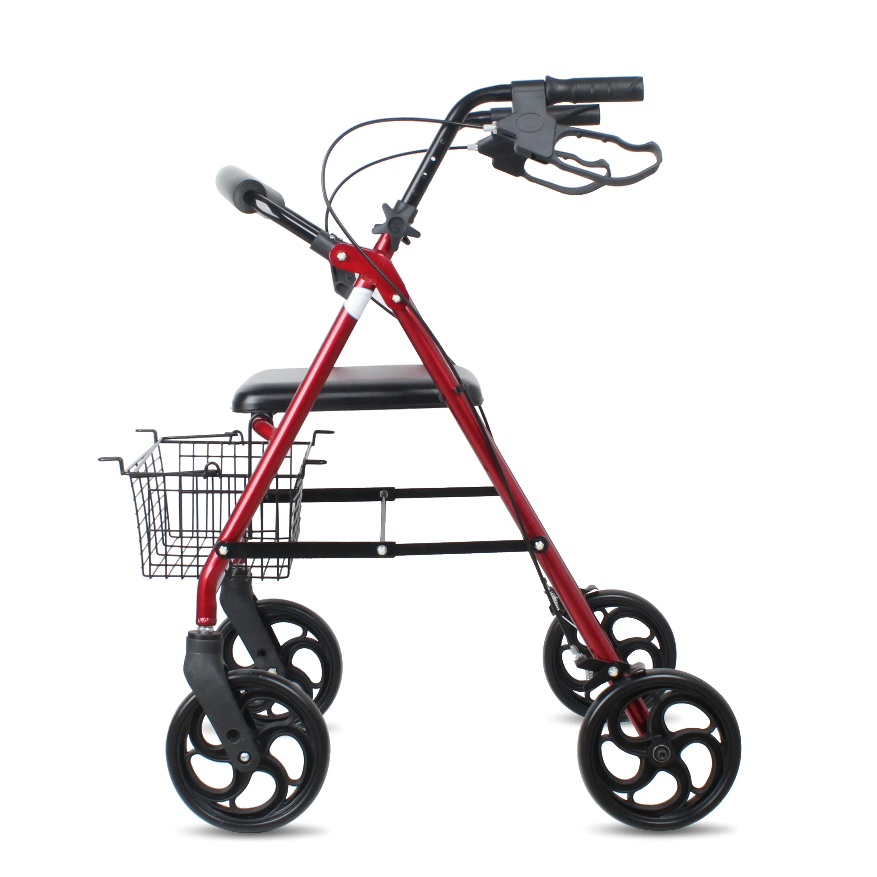 Wholesale Price Folding Upright Forearm Rollator Elderly People Walking Assistant Shopping Stroller