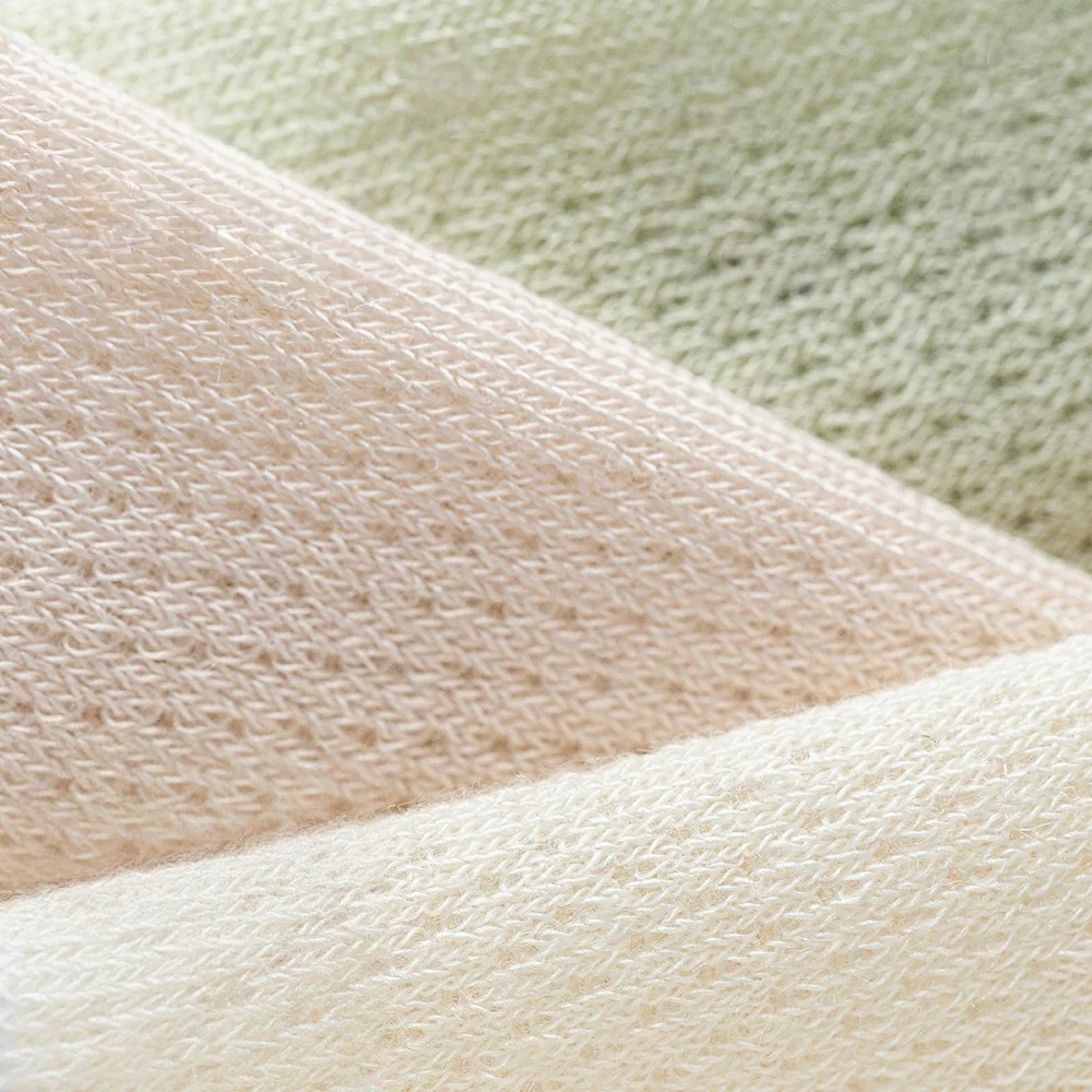 7 Pairs Of Women's Bamboo Fiber Summer Thin No-Show Socks Cool And Breathable Solid Color Seamless White Socks
