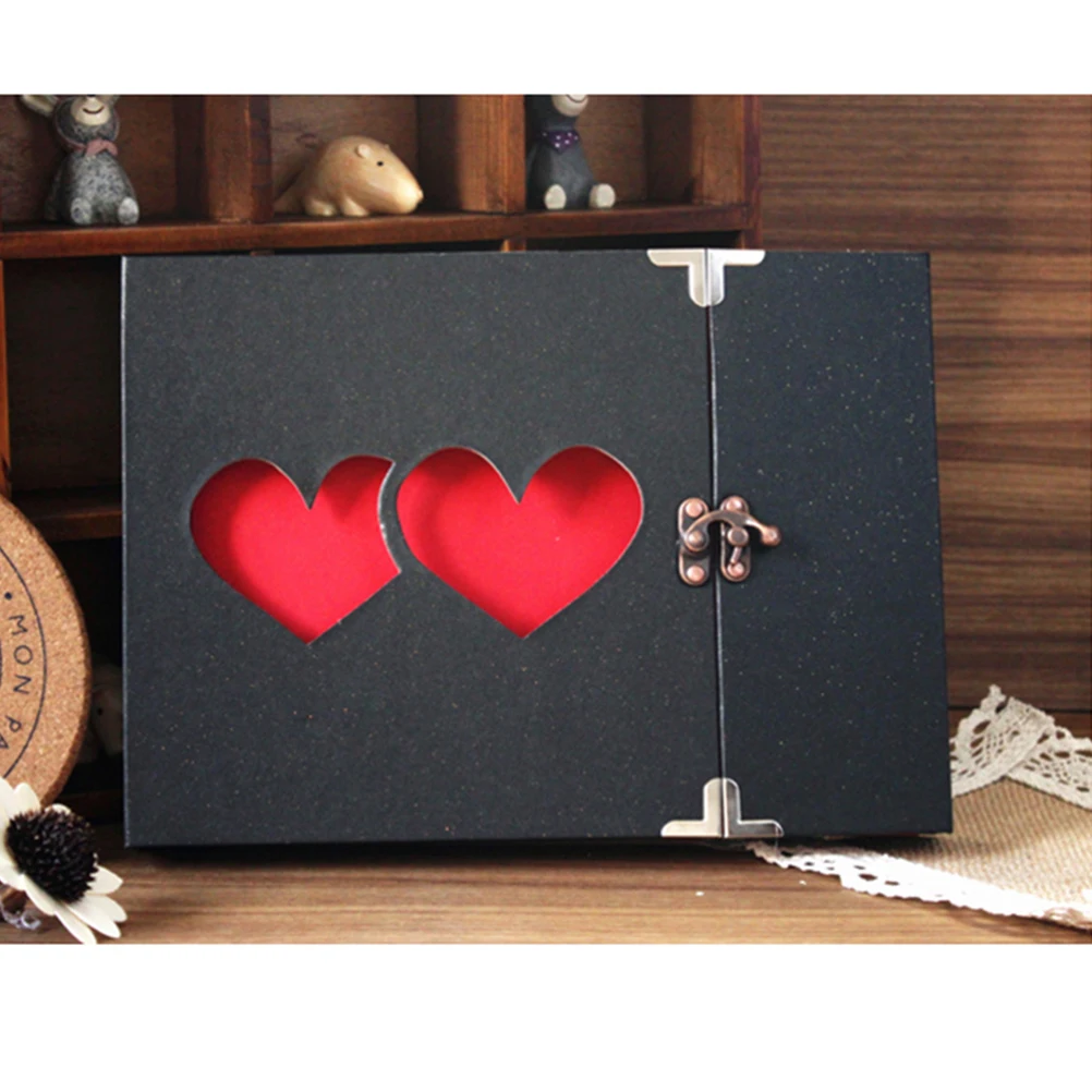 

Love Photo Album Wedding Diy Scrapbook Couples Hollow Out Creative Scrapbooking Supply Heart