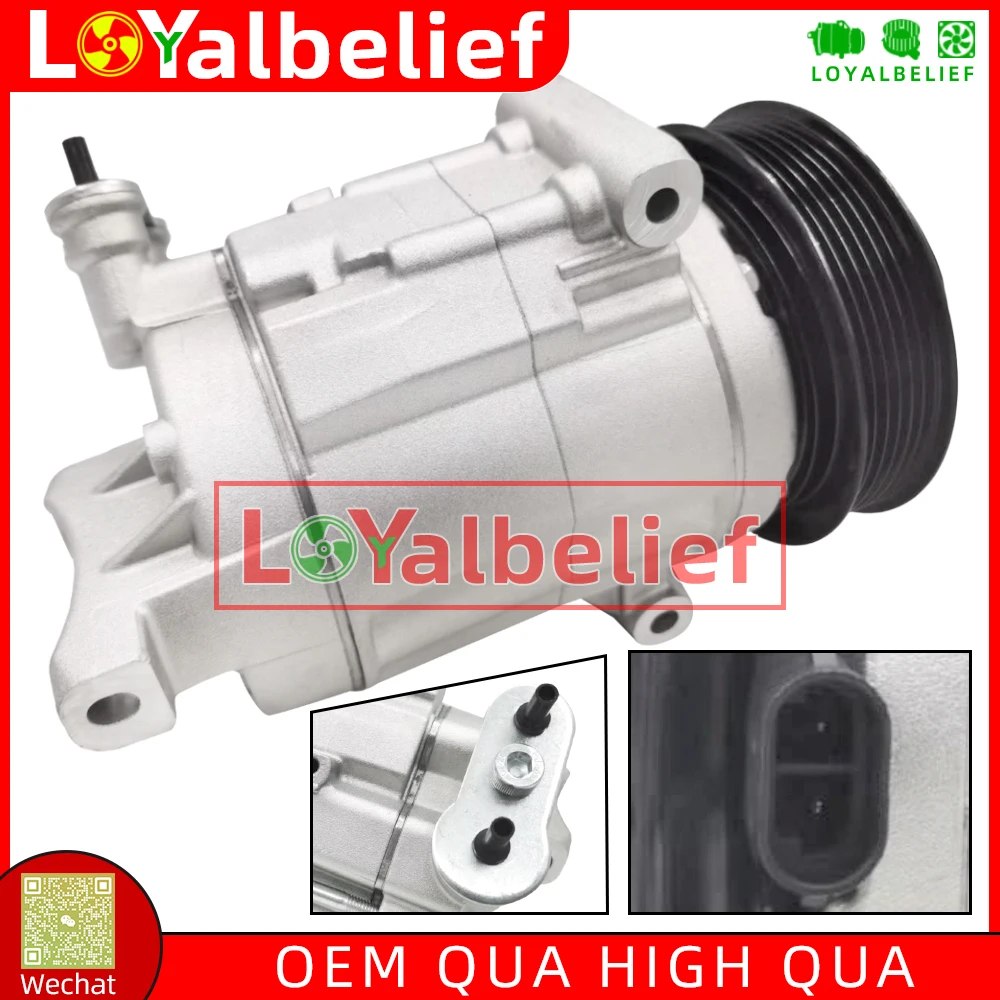 

A/C AC Compressor For OPEL Antara CHEVROLET Captiva C100 C140 2.2 2.4 CSP17 122131055 95487907 94552594 9545392 6 Grooves