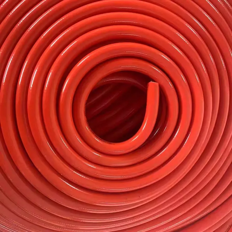 

Odorless Inner Transparent Outer Red Reticulated High Temperature and High Pressure Resistant Braided Pipe
