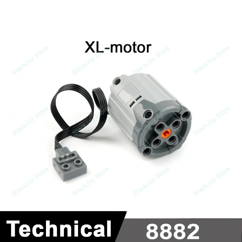MOC Zugmotor-Kit Servo, Batteriekasten, IR-Fernbedienung, LED-Leuchten, Leistungsfunktionen, Teile für intelligente technische Bausteine-Kreationen