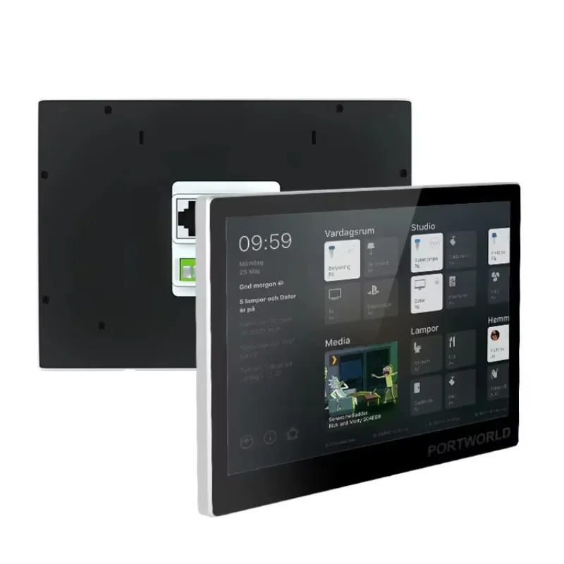 10-inch embedded Android 11 home automation touch control panel