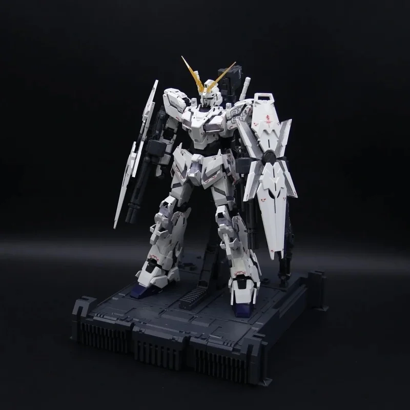 

Supa Mgex 1/100 Unicorn Restored Version Full Set With Led Unit Shield & Cage Assembly Model Kit Action Figure Boys' Puzzle Toy