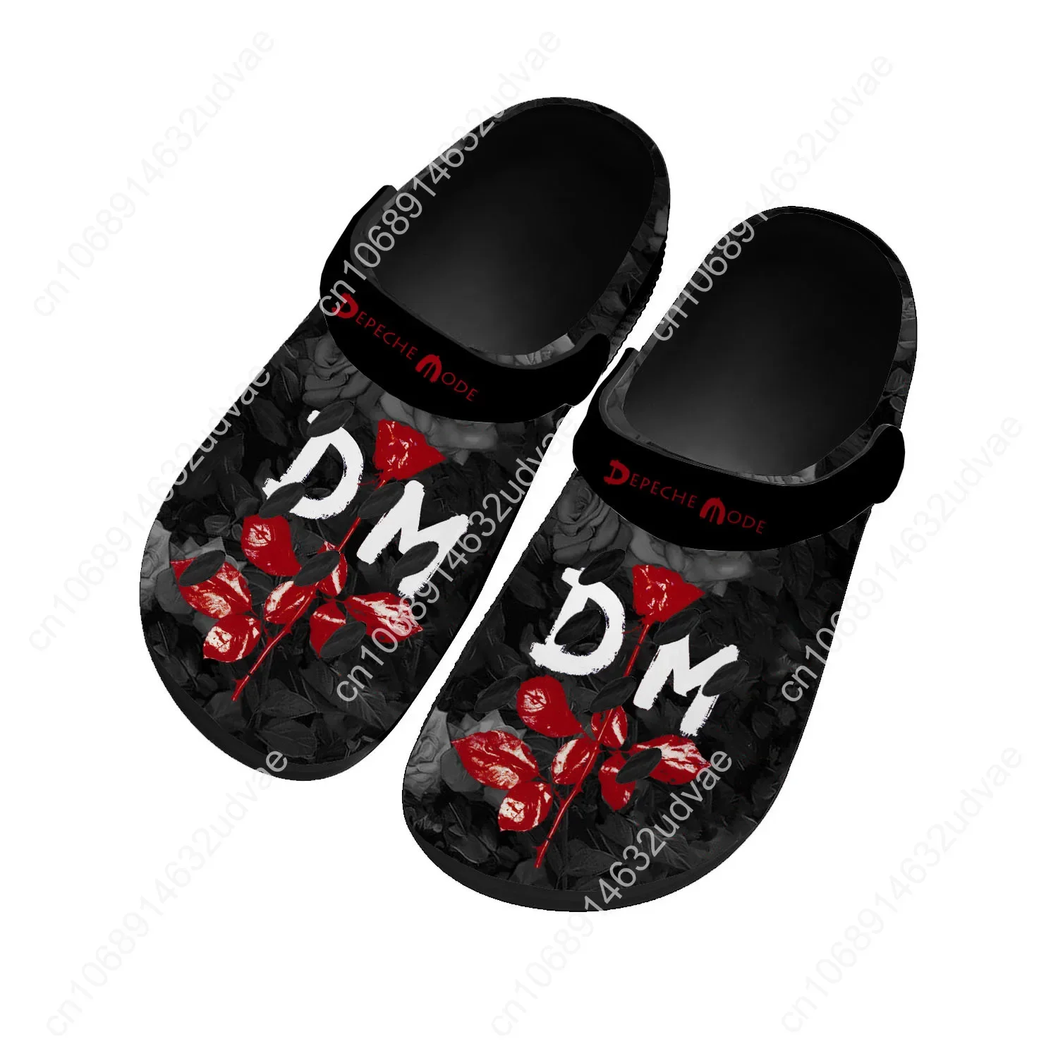 

D-Depeches M-Mode, домашние сандалии на заказ, женская подростковая модная обувь для воды, садовые дышащие удобные пляжные тапочки с отверстиями