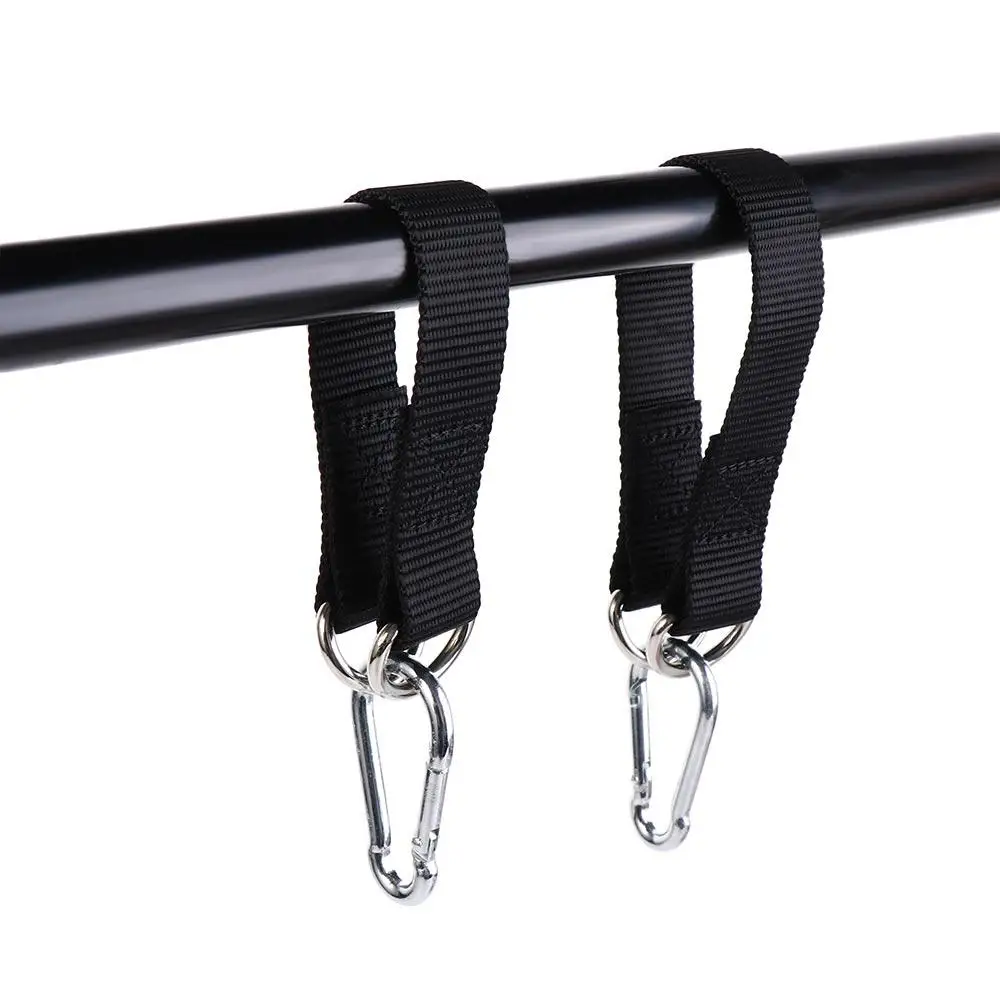 Dacron Single Bar Extension Belt Single Layer 100kg Heavy Duty Hook Ring Hanging Kit Gym Parts Hanging Connecting Belt