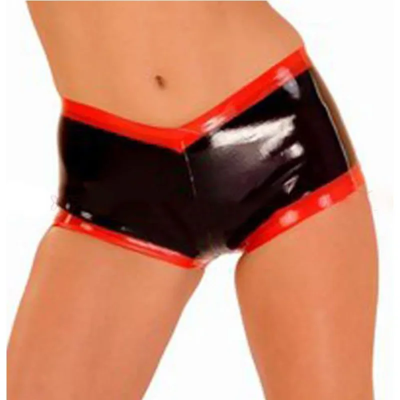 

Sexy Latex Underwear Briefs Handmade Women Rubber Short Pants Cosplay Costume