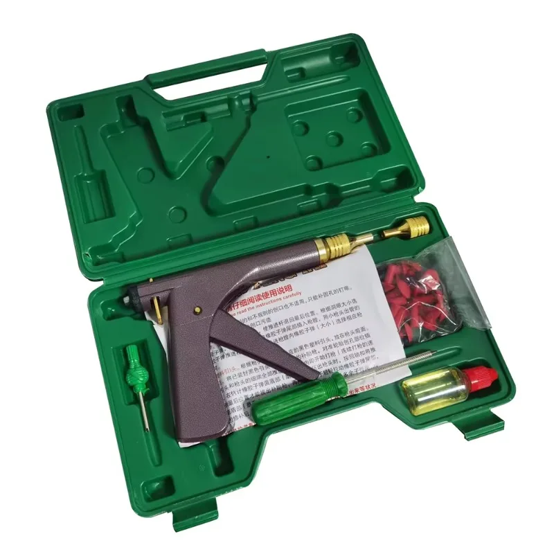 

Motorcycle Quick Tire Repair Kit Bicycle Tire Repair Puncture Plug Garage Motorcycle Wheel Vacuum Gun Kit with Mushrooms