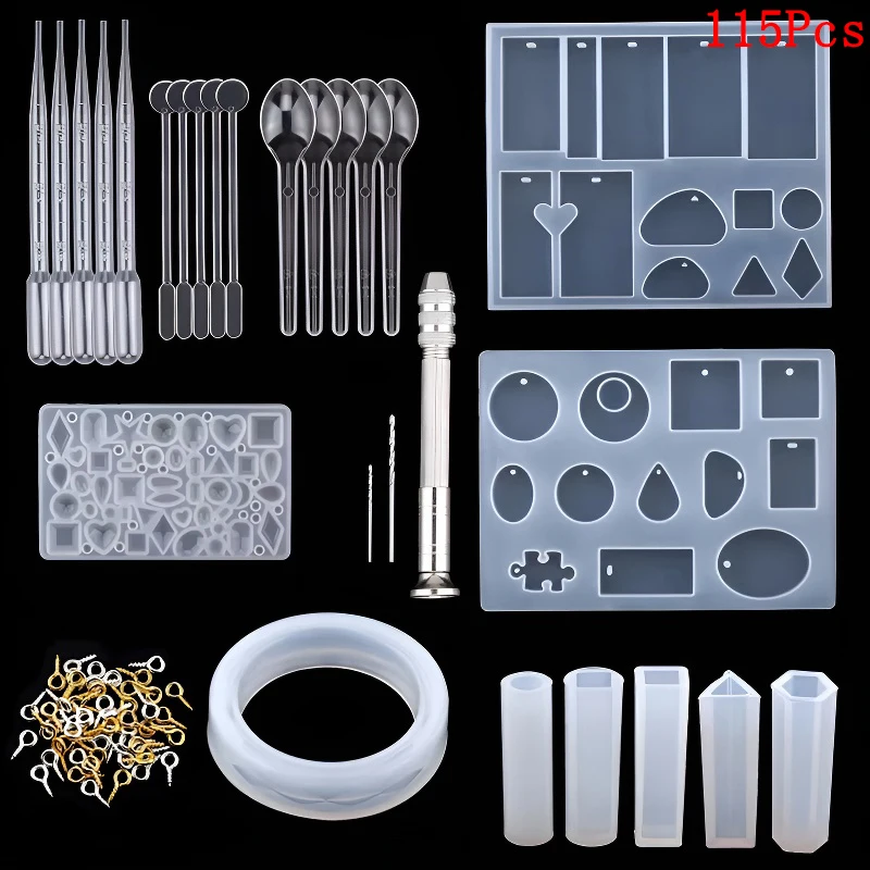 Silicone Molds Kit for Resin Jewellery Making