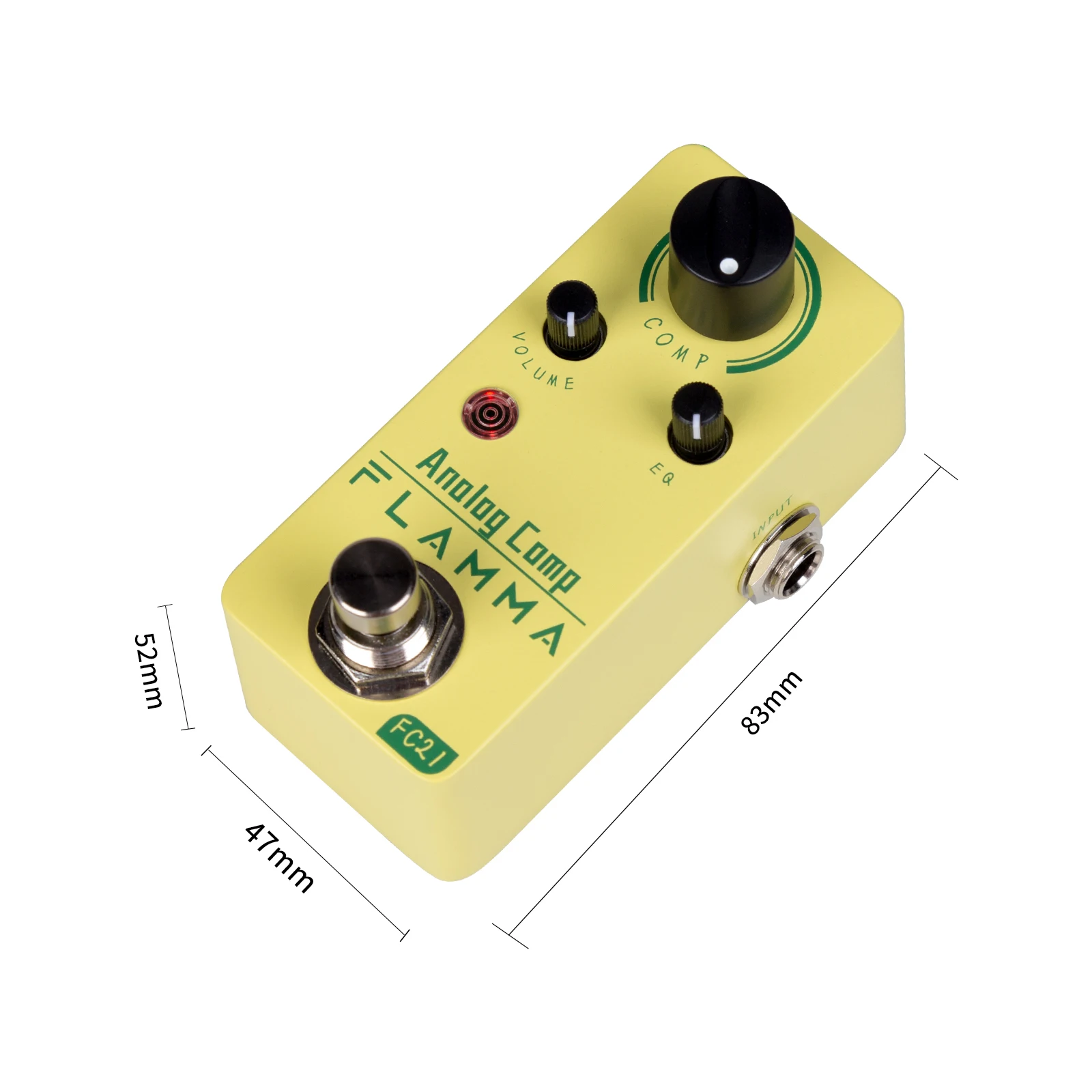 FLAMMA FC21 Guitar Effects Compress Pedal with Smooth Attack and Decay True Bypass Circuit