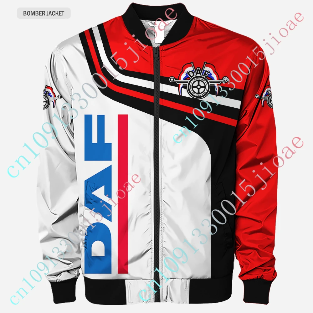 

DAF Clothing Techwear Baseball Uniform Thick Coats Jackets For Men Harajuku Parkas Windbreaker Bomber Jacket Custom Logo