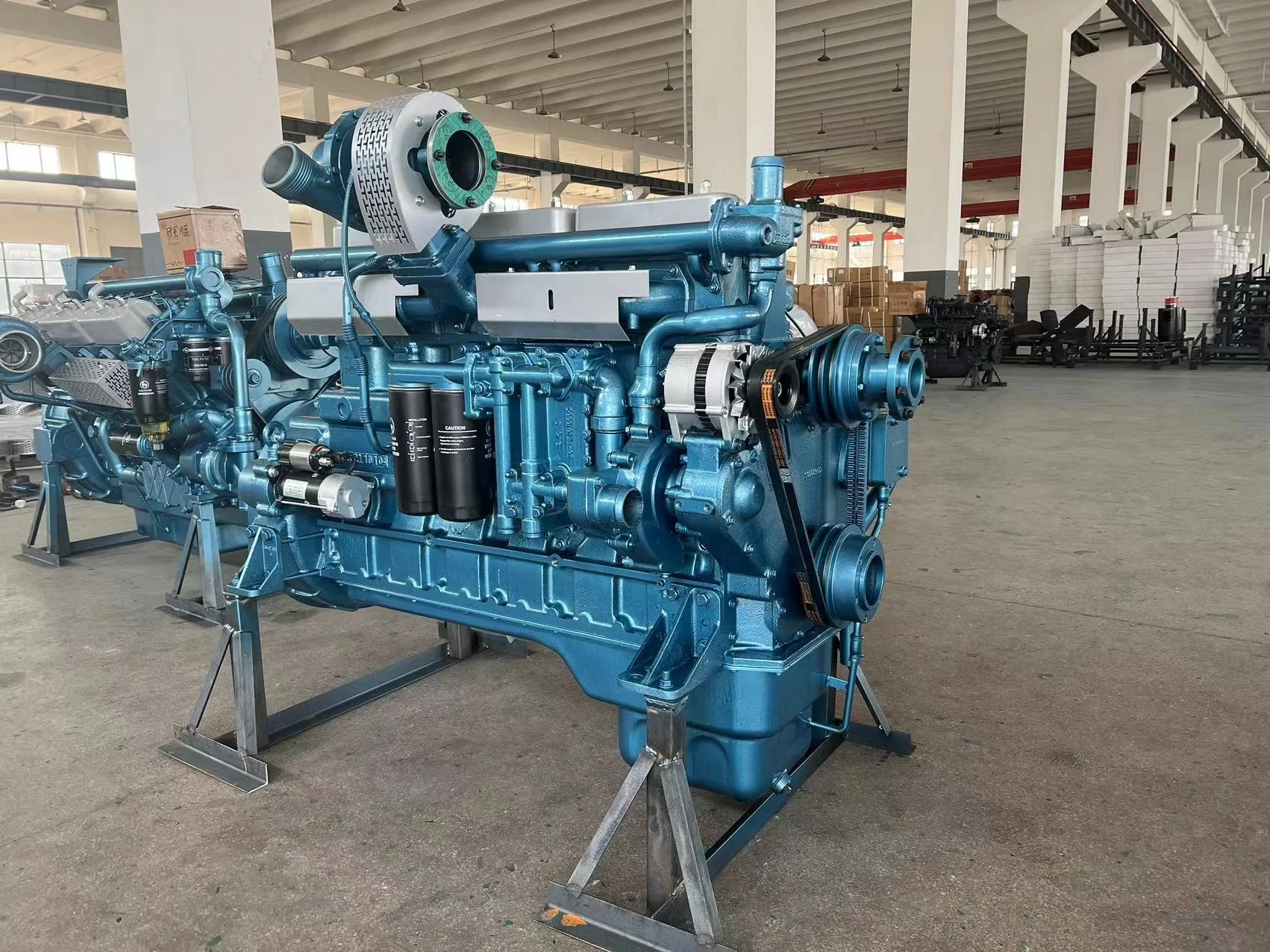 308KW 385KVA Cost-effective 24V Electric Start 4 Stroke 220V Diesel Engine Assembly for Standby Power Application