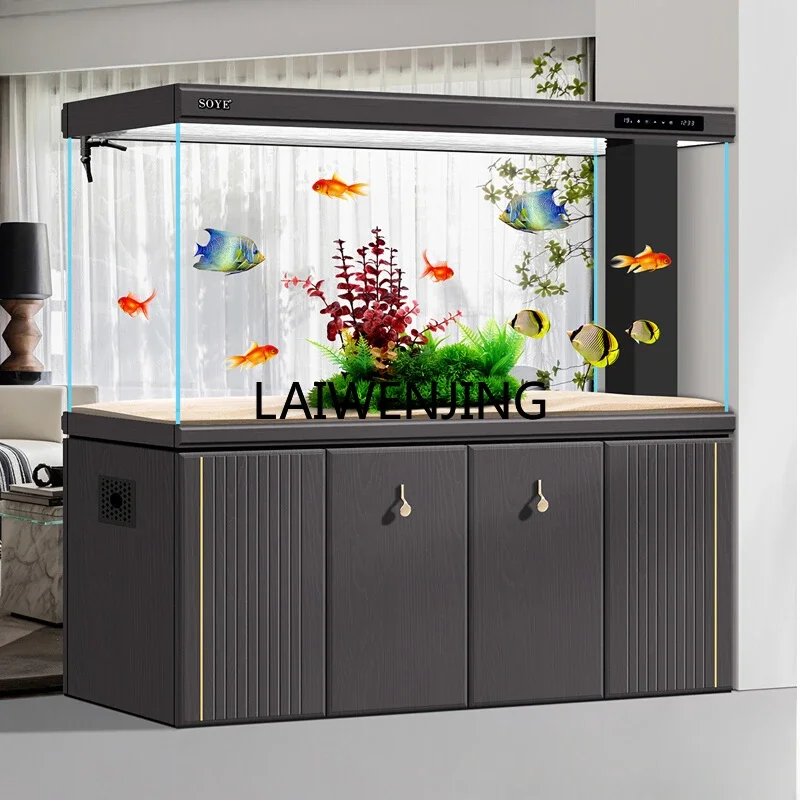 HLZ fish tank aquarium large household smart entrance screen floor 2024 new model