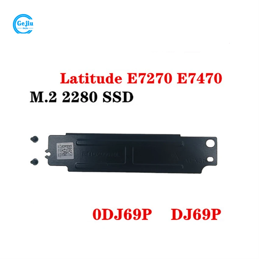 Novo portátil original m.2 2280 ssd suporte placa do dissipador de calor para dell 7270 7470 e7270 e7470 ngff pcie 0dj69p dj69p