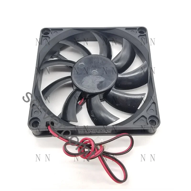 WEP  For ADDA AD0812LX-D70 DC 12V 0.09A 2-wire 80*80*15mm Server Square Fan