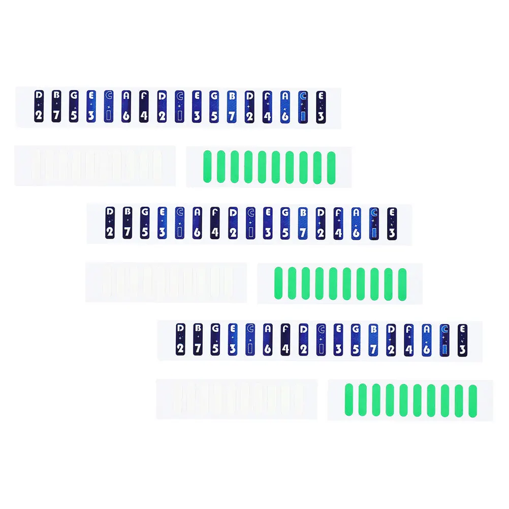 

1Set Thumb Piano Scale Stickers Note Paper Accessories for Beginner Muscle Memory Kalimba Note Stickers 17 Keys