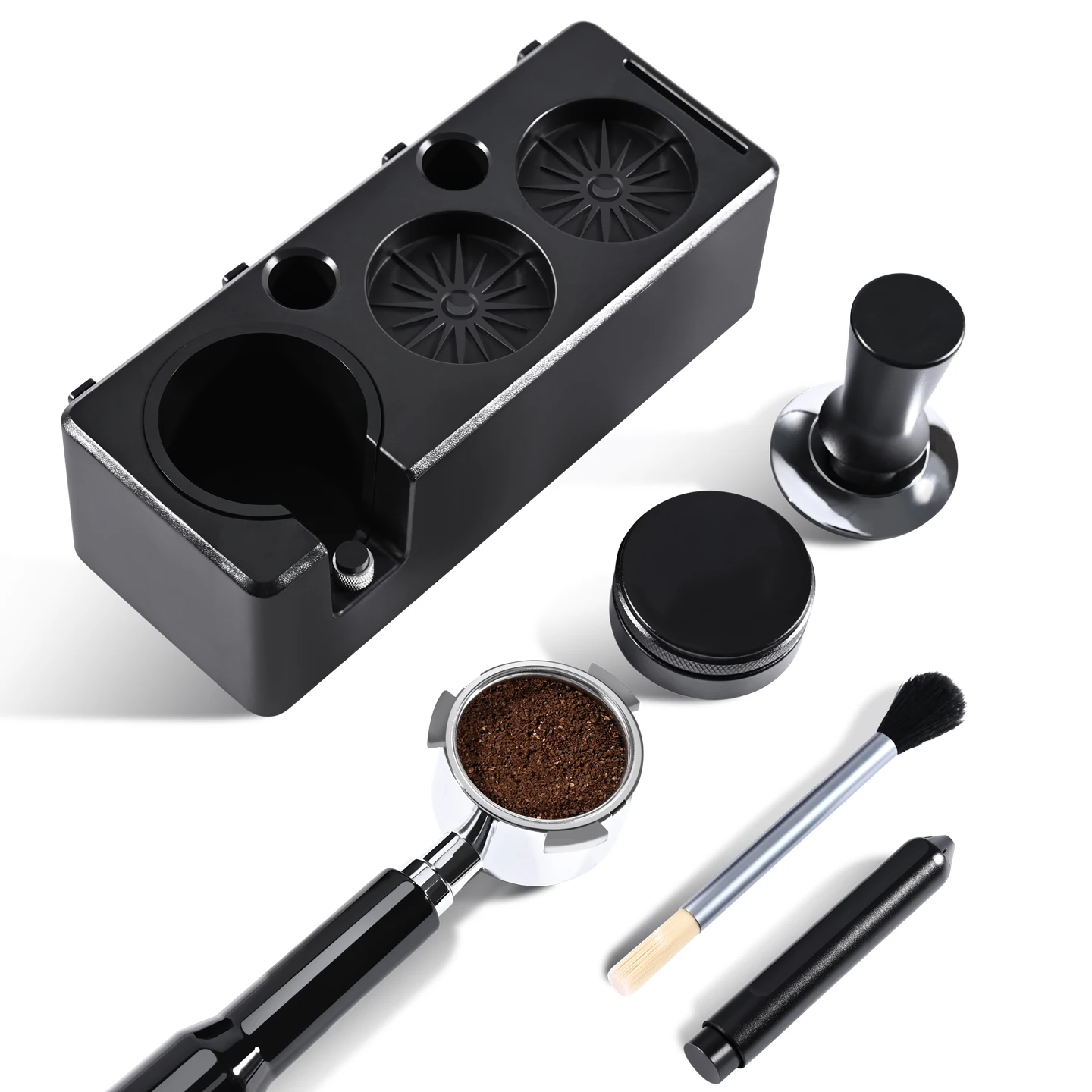51mm 54mm 58mm Coffee Portafialter Holder Tamping Station Organizer Stand Support Base Espresso Accessories Barista Tools