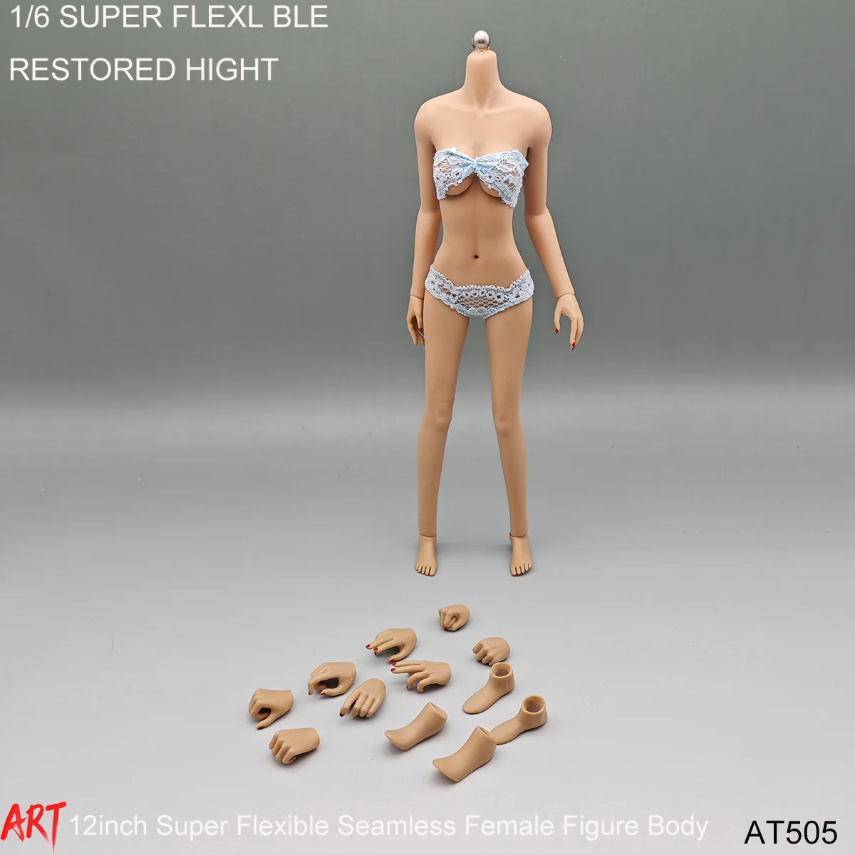 1/6 مقياس الإناث سلس الثدي الصغيرة عمل الشكل الجسم انفصال قدم دمية شاحب Suntan سوبر مرنة الجسم دمية الحلمة الغطاء