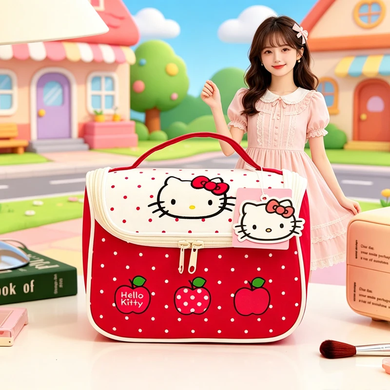 

Hellokittys Cartoon Travel Storage Bag Fresh Sweet Cute Portable Wash Up Cosmetic Bag Travel Storage Bags for Woman