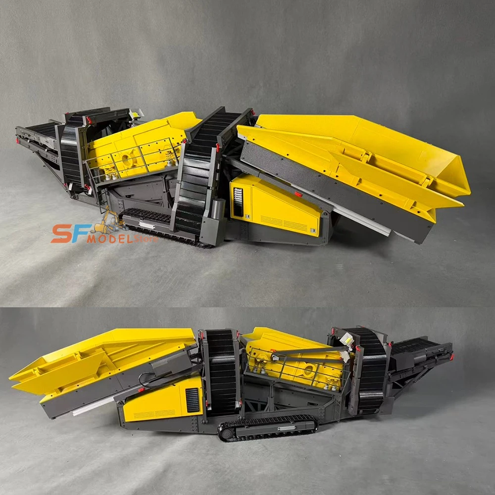 1/14 Screening Machine Engineering Machinery Model Miniature Construction Site Scene RC Truck Electric Sand Screening Machine - view 6