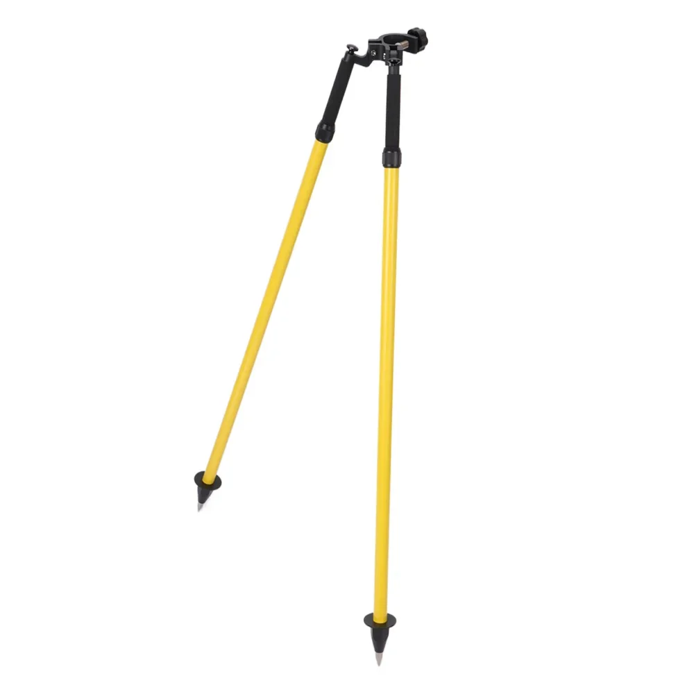 Aluminum Prism Pole Bipod in Yellow, Surveying Tripod Bipod, DZ22A