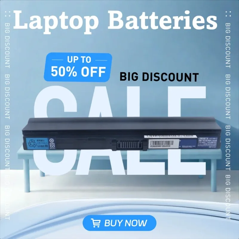 

11.1V 5600mAh Laptop Batteries UM09E36 For Dell 1410T 1810T Bb22 One 521 752H 8172 UM09E56 UM09E31