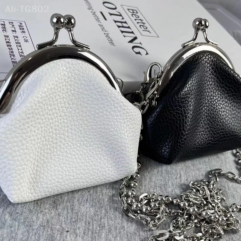 

Women's Fashion Mini Crossbody Bag Texture Chain Single Shoulder Zero Wallet Small Headphone Evening Bag