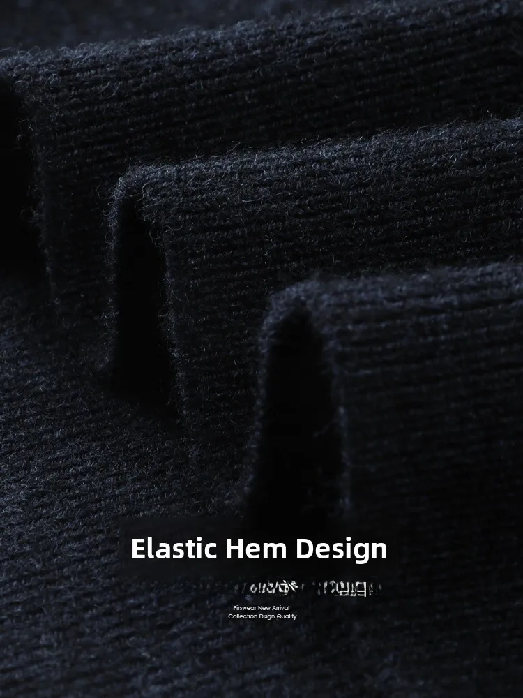 00% pura lana da uomo rotonda Ne maglieria calda Fce inverno nuovo Sle Busin casual confortevole morbido elastico Sve lungo