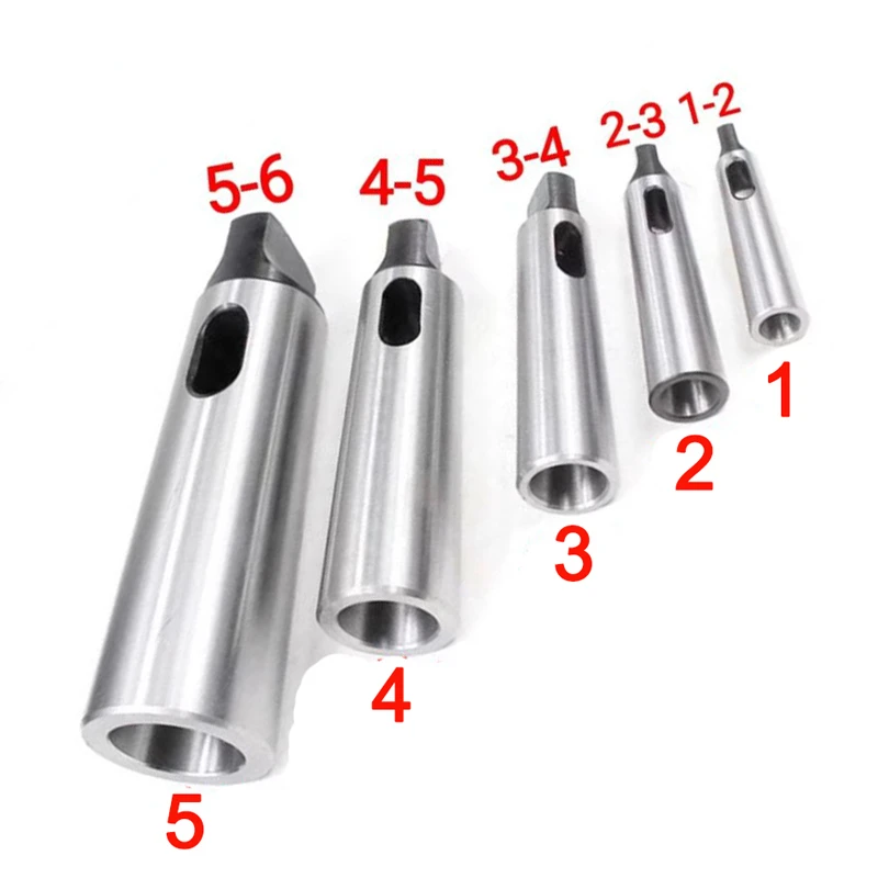 Imagem -03 - Broca Manga Arbor para Morse Taper Adapter Reduzindo Haste Tool Holder Mt1 Mt2 Mt3 Mt4 Mt5
