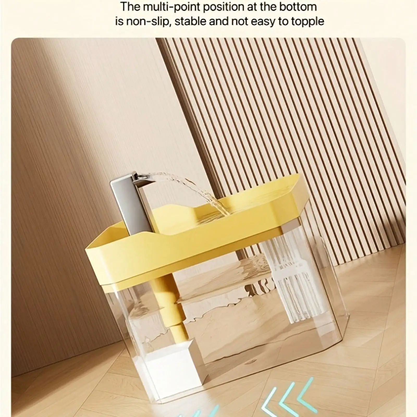 Distribuidor de água inteligente para animais de estimação de 50,72 onças Fonte de circulação automática recarregável USB ultrassilenciosa