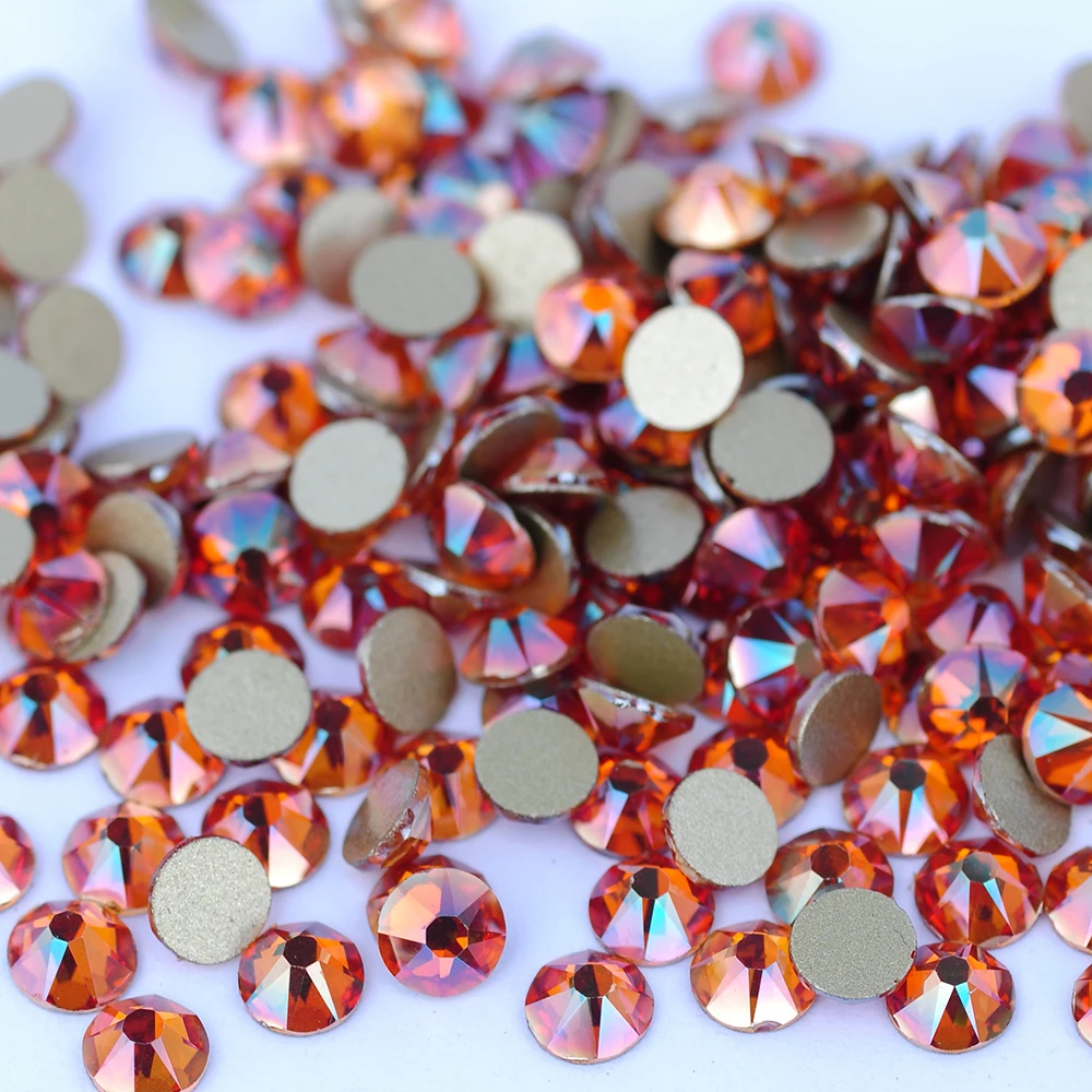 YANRUO 2088NOHF Glasrhinesteine Flache Diamant-Charms Kristall-Modeaccessoires für Kleidung – Detail 10