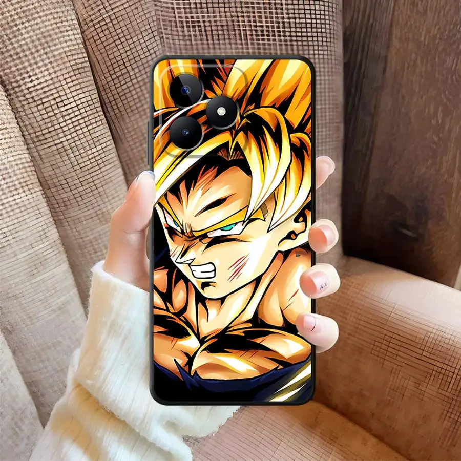 Чехол Dragon Ball Son Goku для Realme P3 Ultra C25 Nazro 50 50i GT Master Neo2 11 Pro C15 C12 12 14 6 7 8 9 10 C21 C30 C33 C35