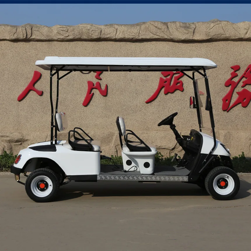 Electric Golf Cart For Adults With Power Assist Windshield Flip Down Folding Windshield Electric Golf Trolleys