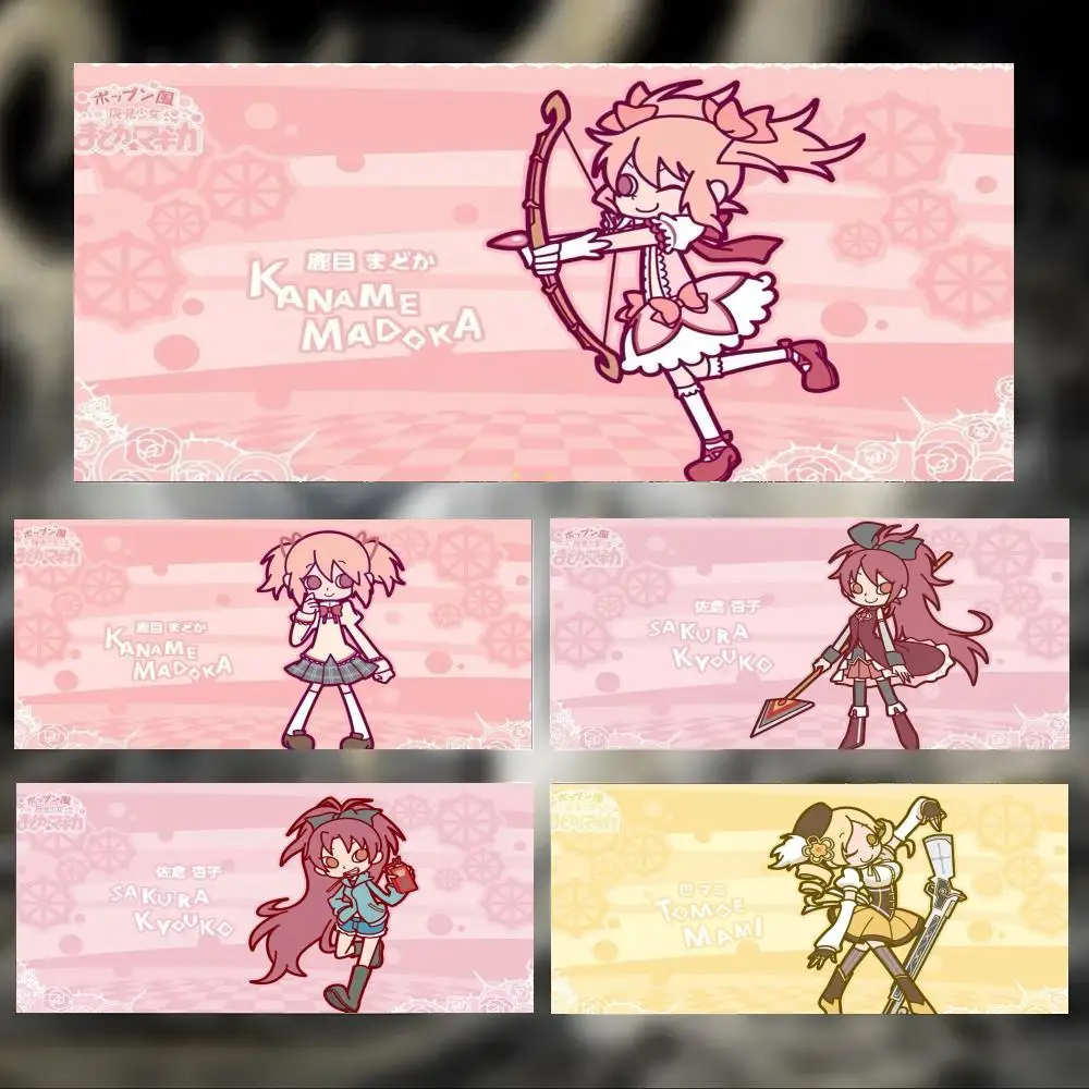 Anime Magical Puella Magi M-Madoka Magica Mouse Pad Large Gaming Mousepad with Stitched Edges Thickened Desk Mat PC