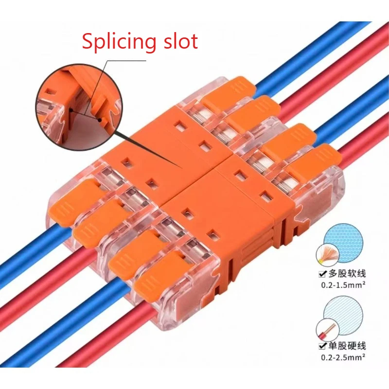 Wiring Harness Conectores de cable de palanca rápida para enchufe  compacto, bloques de terminales macho hembra