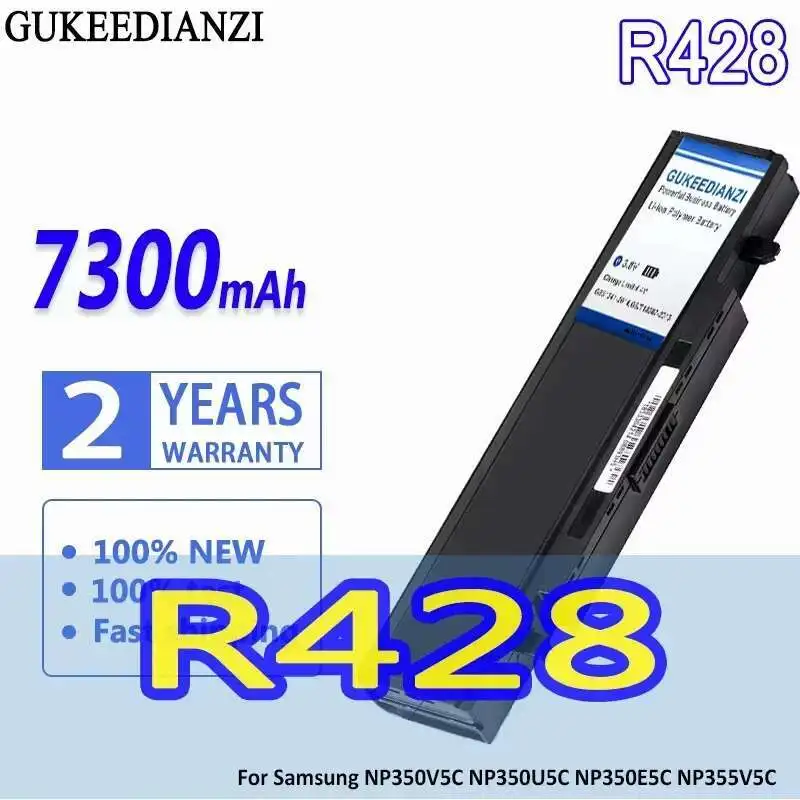 Батарея R428 7300 мАч для Samsung NP350V5C NP350U5C NP350E5C NP355V5C NP355V5X NP300E5V NP305E5A NP300V5A NP300E5A NP300E5C