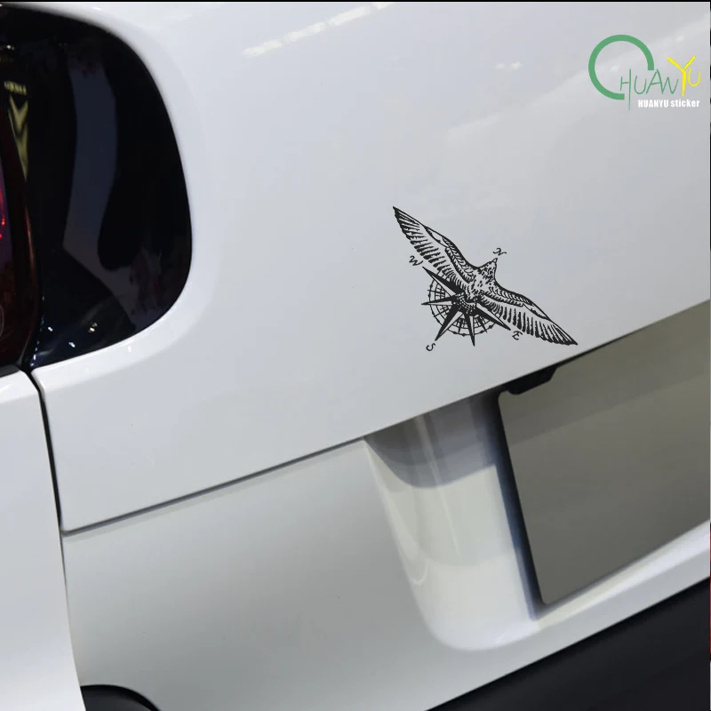 Personalized Eagle Car Decal Waterproof Sun Protection Body Sticker Large Area Scratch Cover Decal