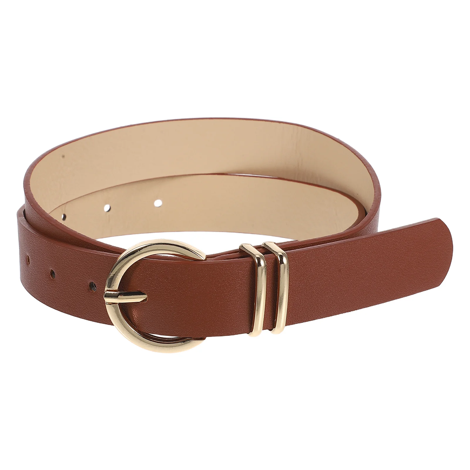 

Ladies Fashion Jeans Belt Classic Pin Buckle Smooth Finish Durable Casual Waist Belt Stylish Accessory Western Belts for Men