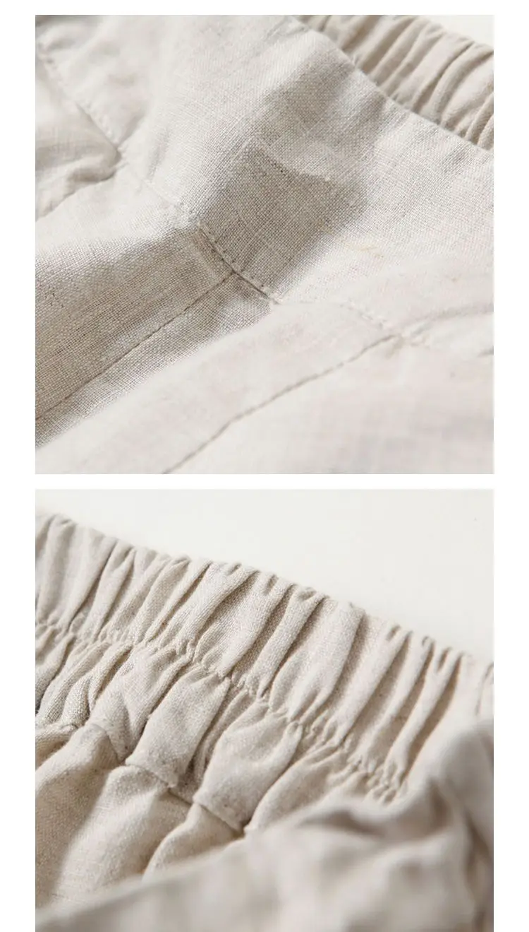 Nuovi pantaloni a gamba larga in cotone e lino da donna con tasche a vita alta pantaloni larghi comodi a gamba dritta pantaloni casual in tinta unita CQ15