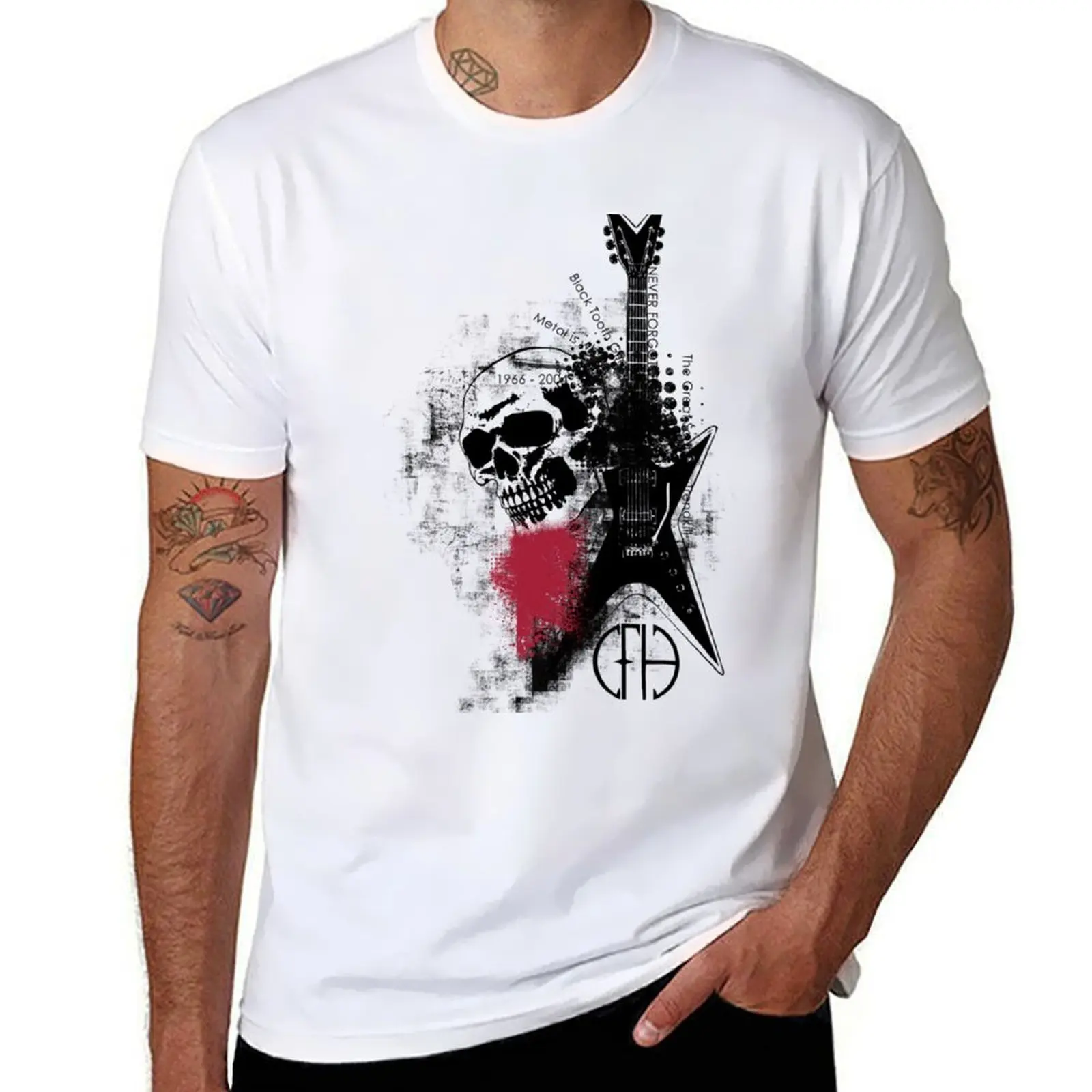 

Trash Polka Dimebag Darrell E T-Shirt man t shirt summer t shirt man cotton T-Shirt