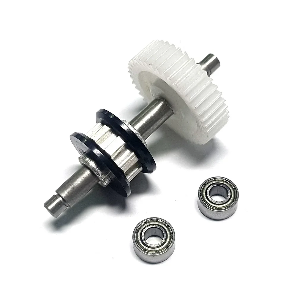 Peça de reposição RC 550/600 Metal 40T Conjunto de engrenagens de transmissão por correia traseira com rolamento para helicóptero Align Trex 550