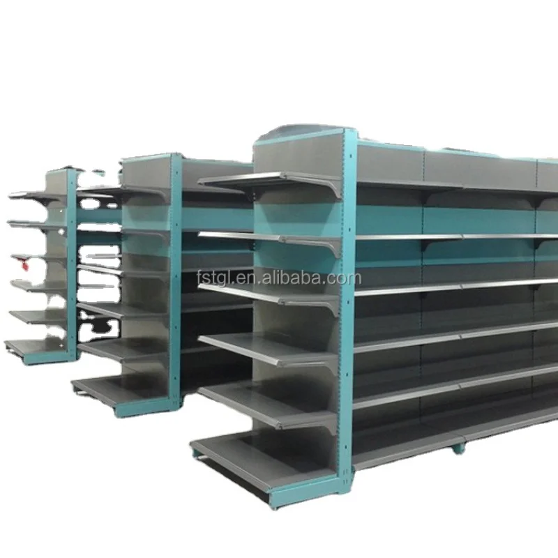 

[Customized]Factory Hot Sales supermarket storage shelving single side shelf shelves use sale with great price