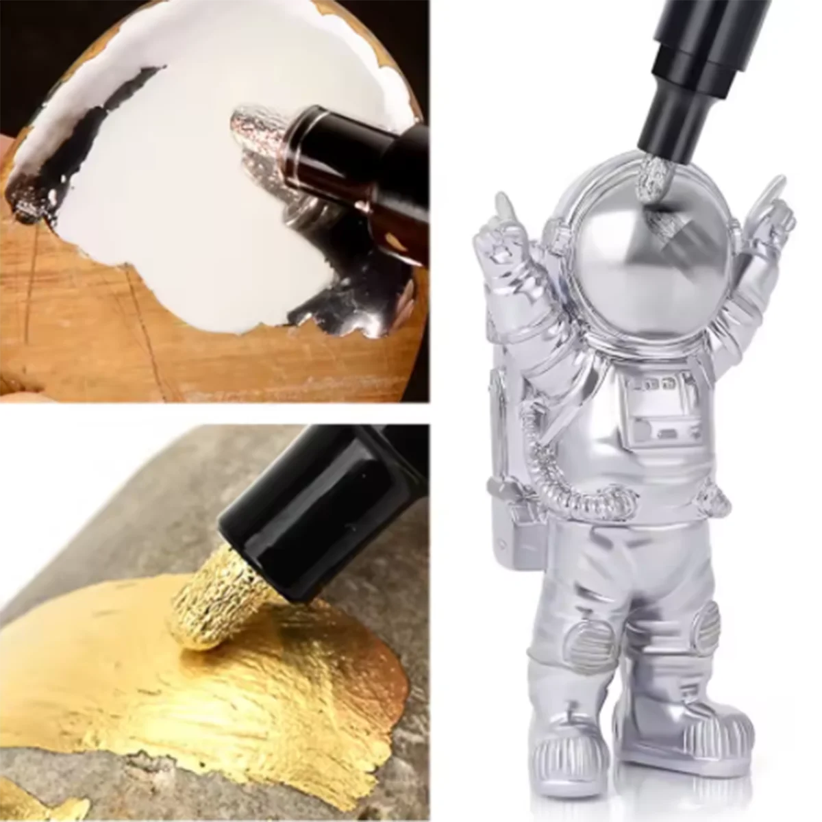 1/2pcs Mirror Marker Pen DIY Reflective Paint Pens Mirror Markers Chrome Gold/Silver Marker Signature Car Styling Art Craftwork